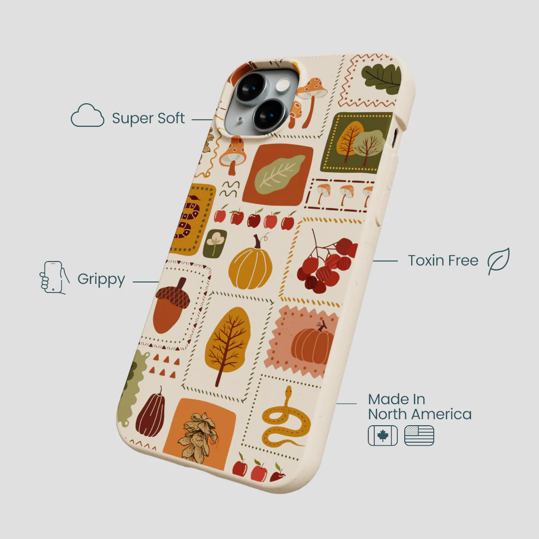 Seashell Autumn Patch iPhone 15 Plus Case - Image 4