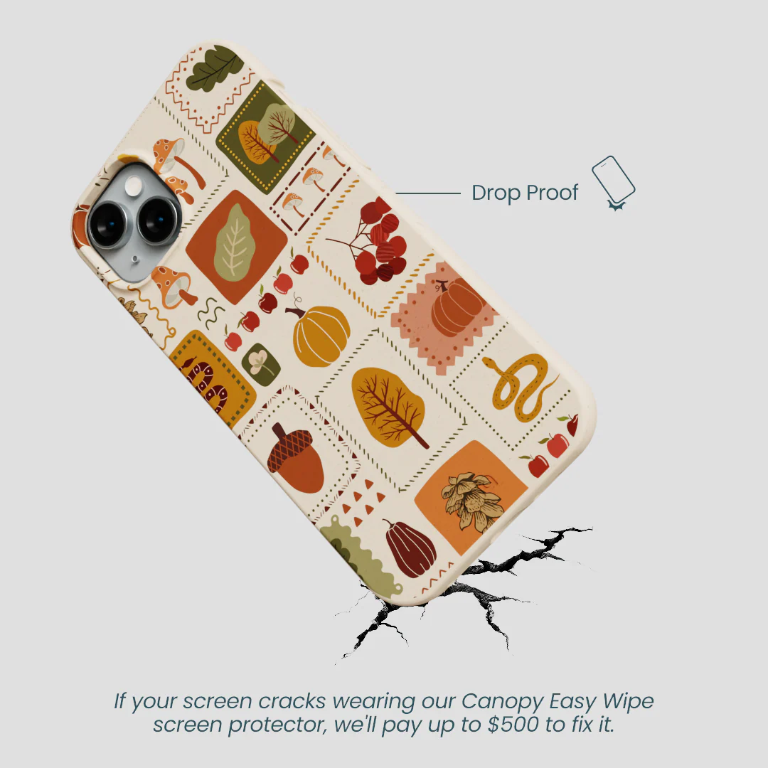 Seashell Autumn Patch iPhone 15 Plus Case - Image 5