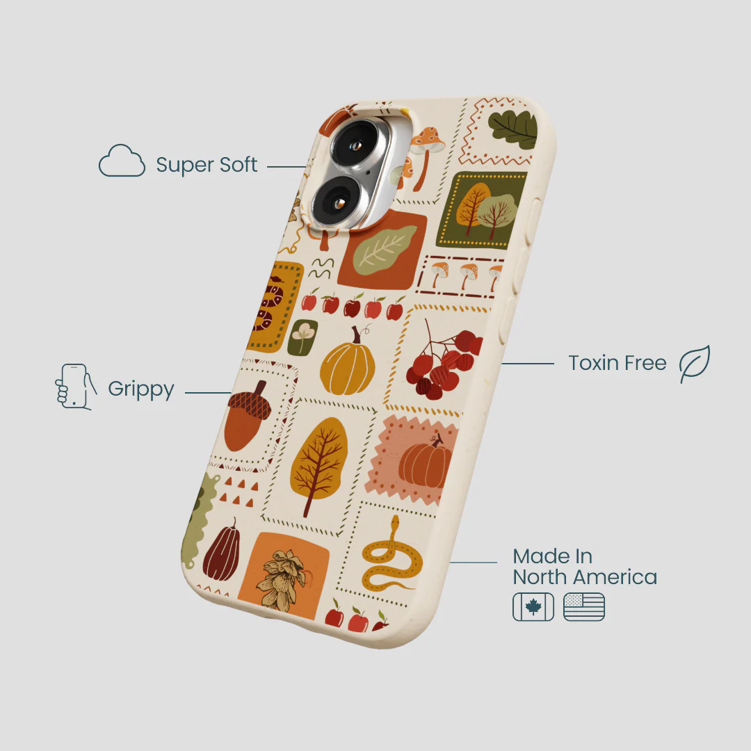 Seashell Autumn Patch iPhone 16 Case - Image 4