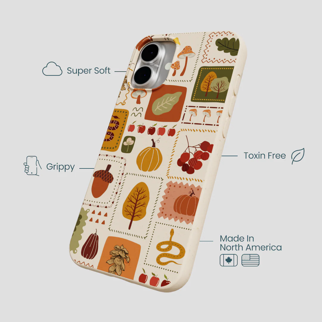 Seashell Autumn Patch iPhone 16 Plus Case - Image 4