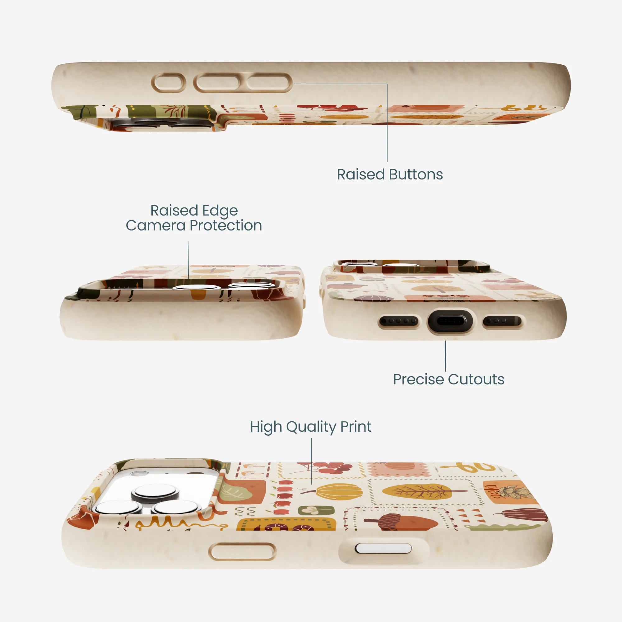 Seashell Autumn Patch iPhone 17 Pro Case - Image 3