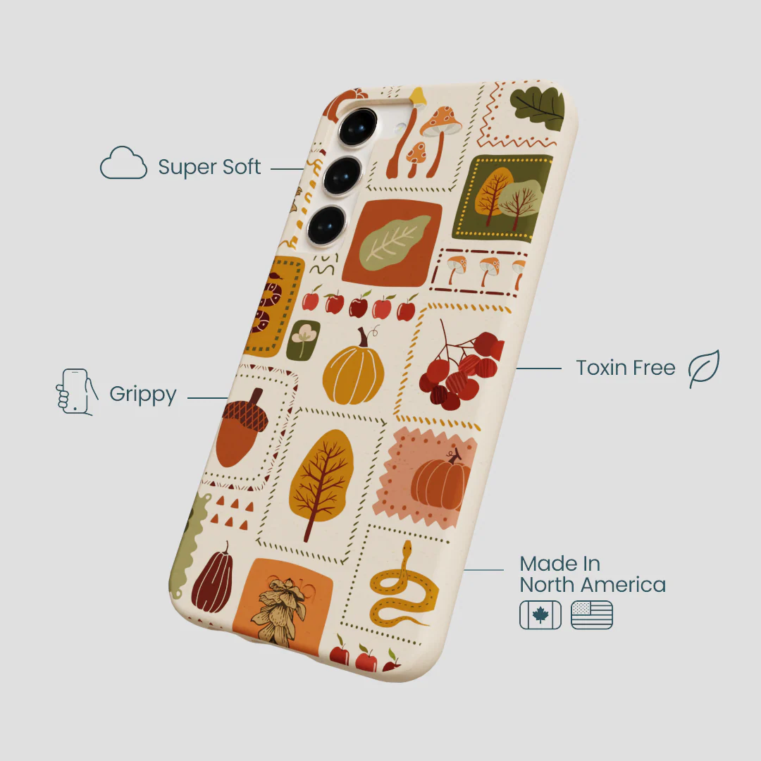 Seashell Autumn Patch Samsung Galaxy S24+(Plus) Case - Image 4