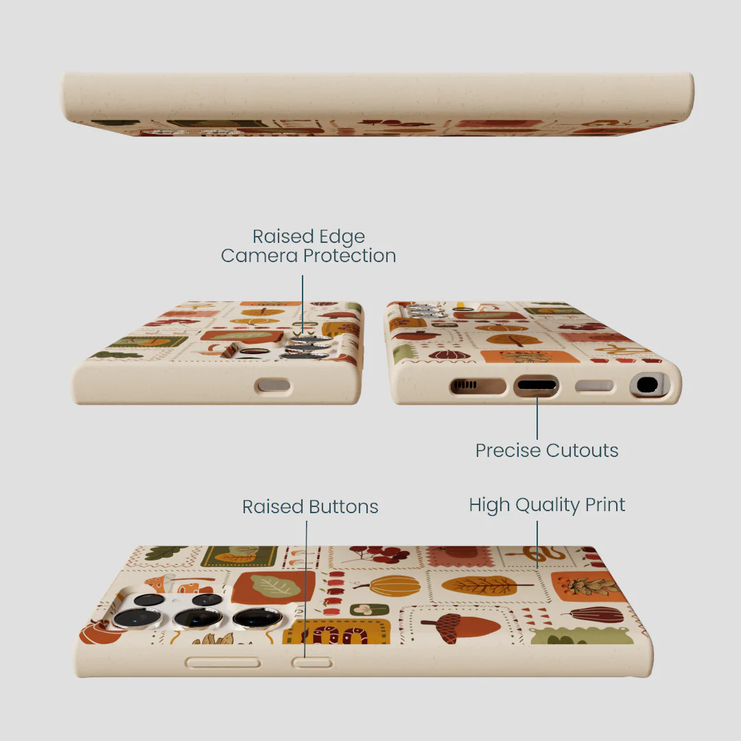 Seashell Autumn Patch Samsung Galaxy S24 Ultra Case - Image 3