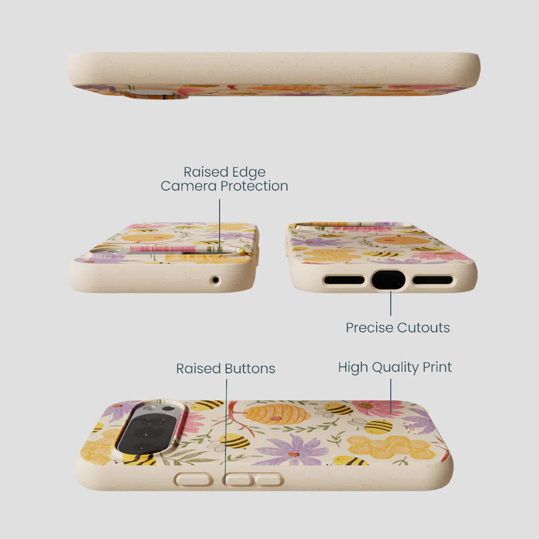 Seashell Bee Life Google Pixel 10/10 Pro Case - Image 3