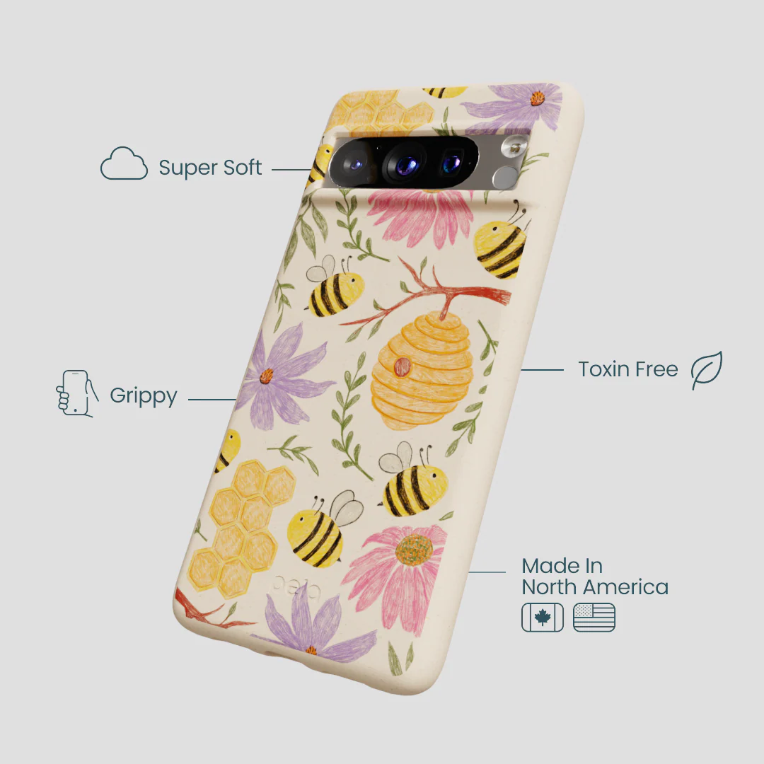 Seashell Bee Life Google Pixel 8 Pro Case - Image 4