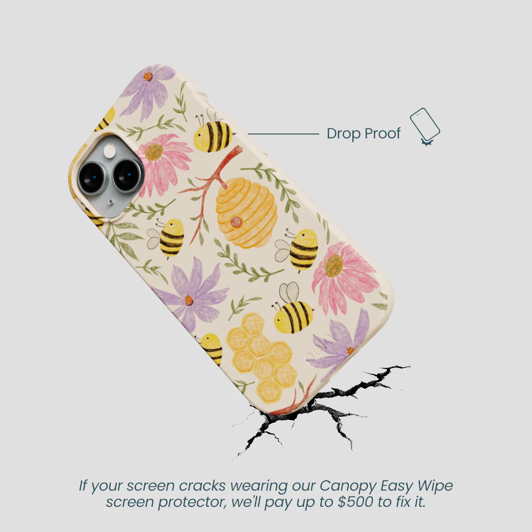 Seashell Bee Life iPhone 14 Case - Image 5