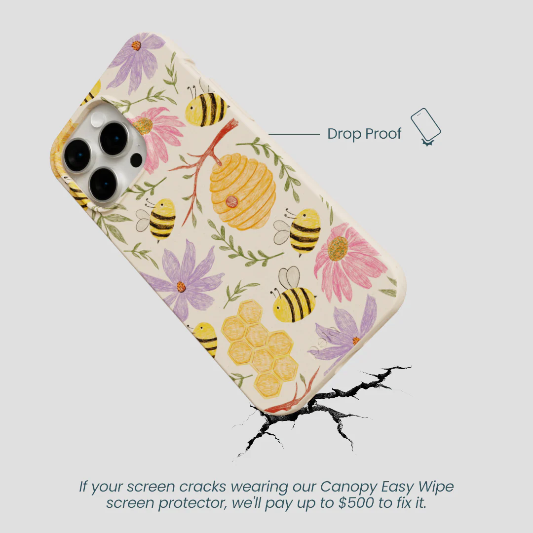 Seashell Bee Life iPhone 14 Pro Max Case - Image 5