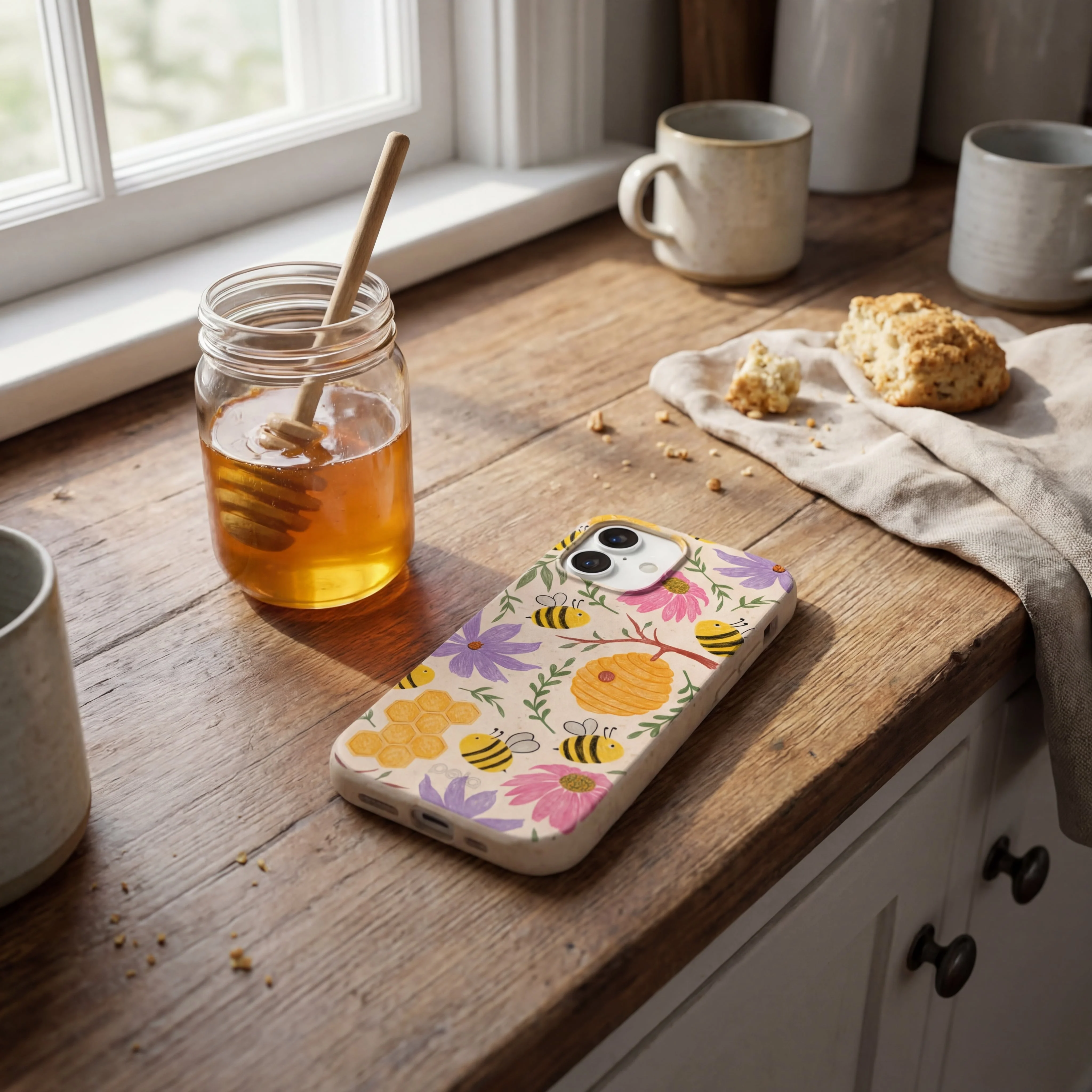Seashell Bee Life iPhone 15 Case - Image 2