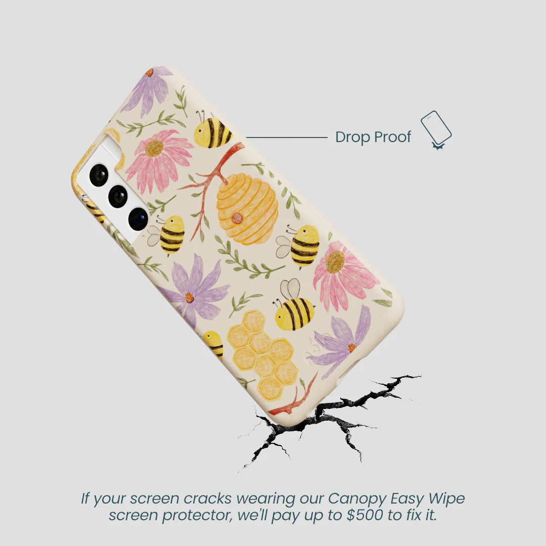 Seashell Bee Life Samsung Galaxy S22 Case - Image 5