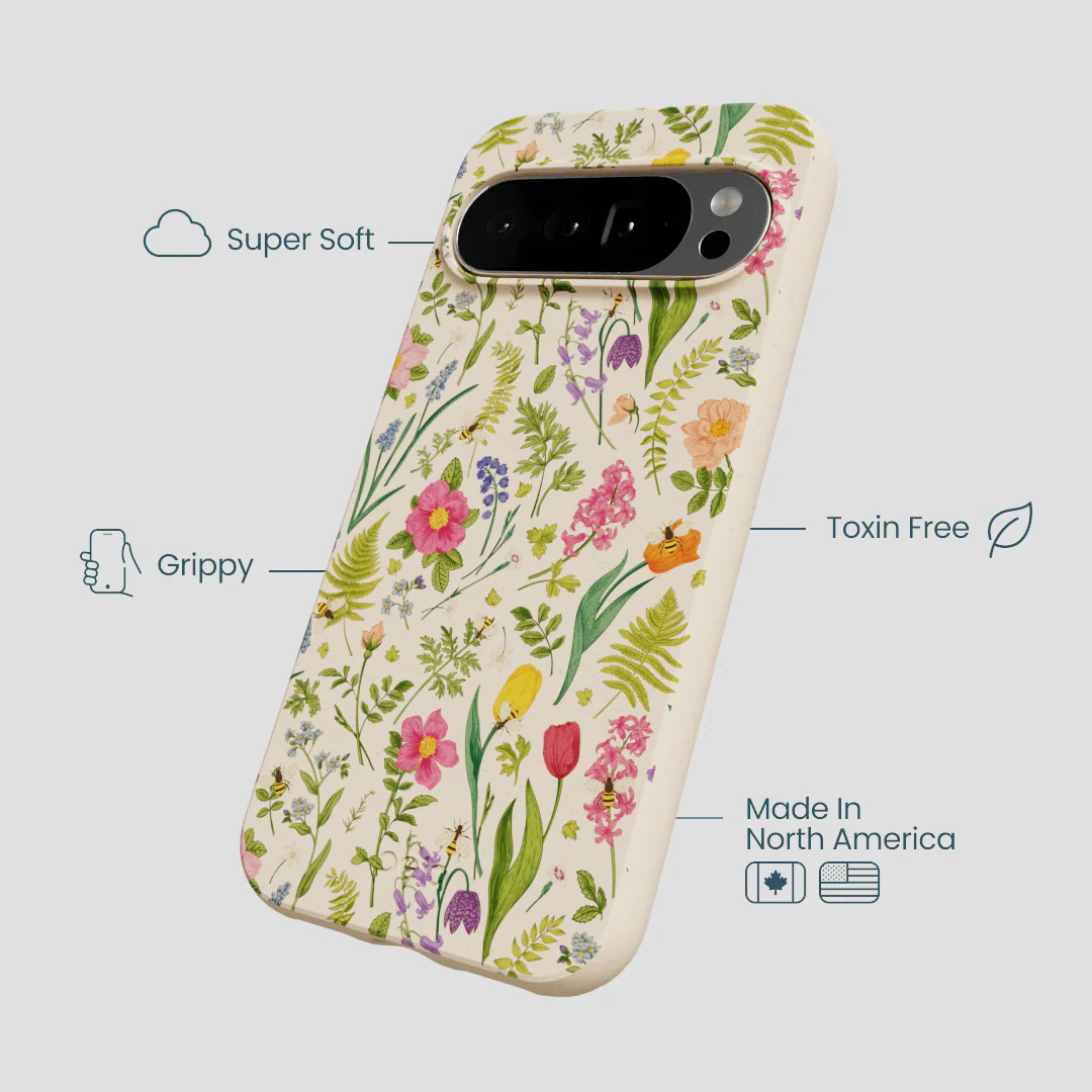 Seashell Bee Meadow Google Pixel 10 Pro XL Case - Image 3
