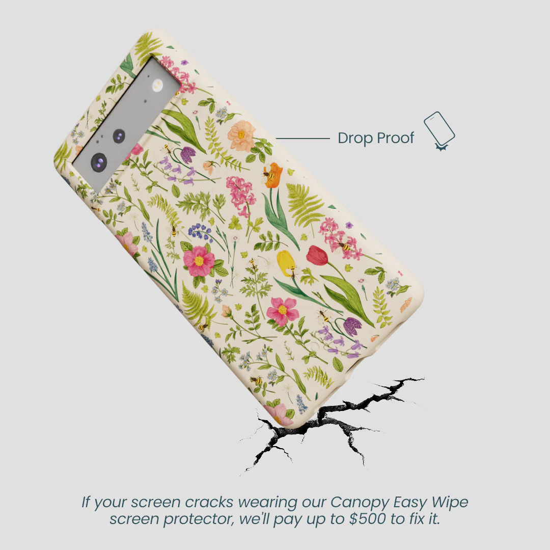 Seashell Bee Meadow Google Pixel 6a Case - Image 4