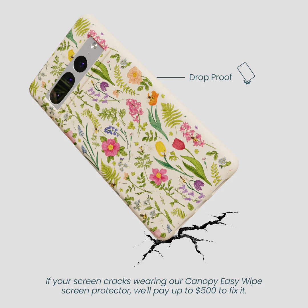 Seashell Bee Meadow Google Pixel 7 Pro Case - Image 4