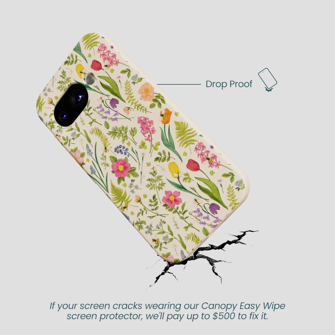 Seashell Bee Meadow Google Pixel 9a Case - Image 4