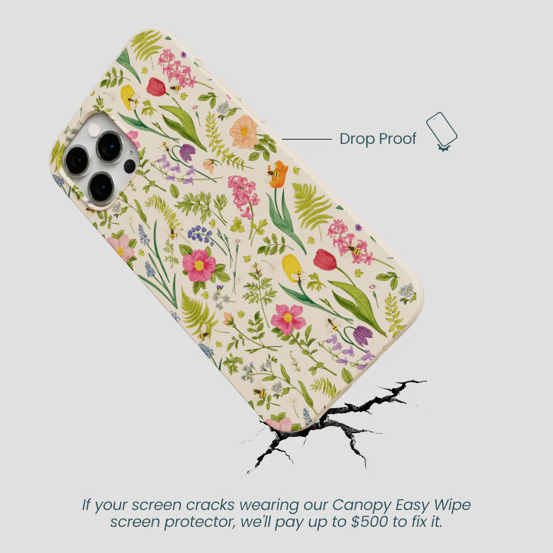 Seashell Bee Meadow iPhone 12 Pro Max Case - Image 5