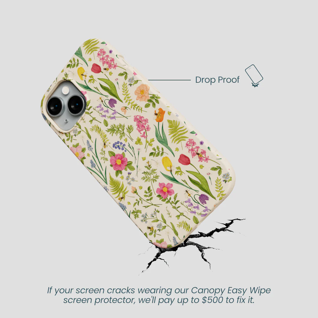 Seashell Bee Meadow iPhone 14 Case - Image 5