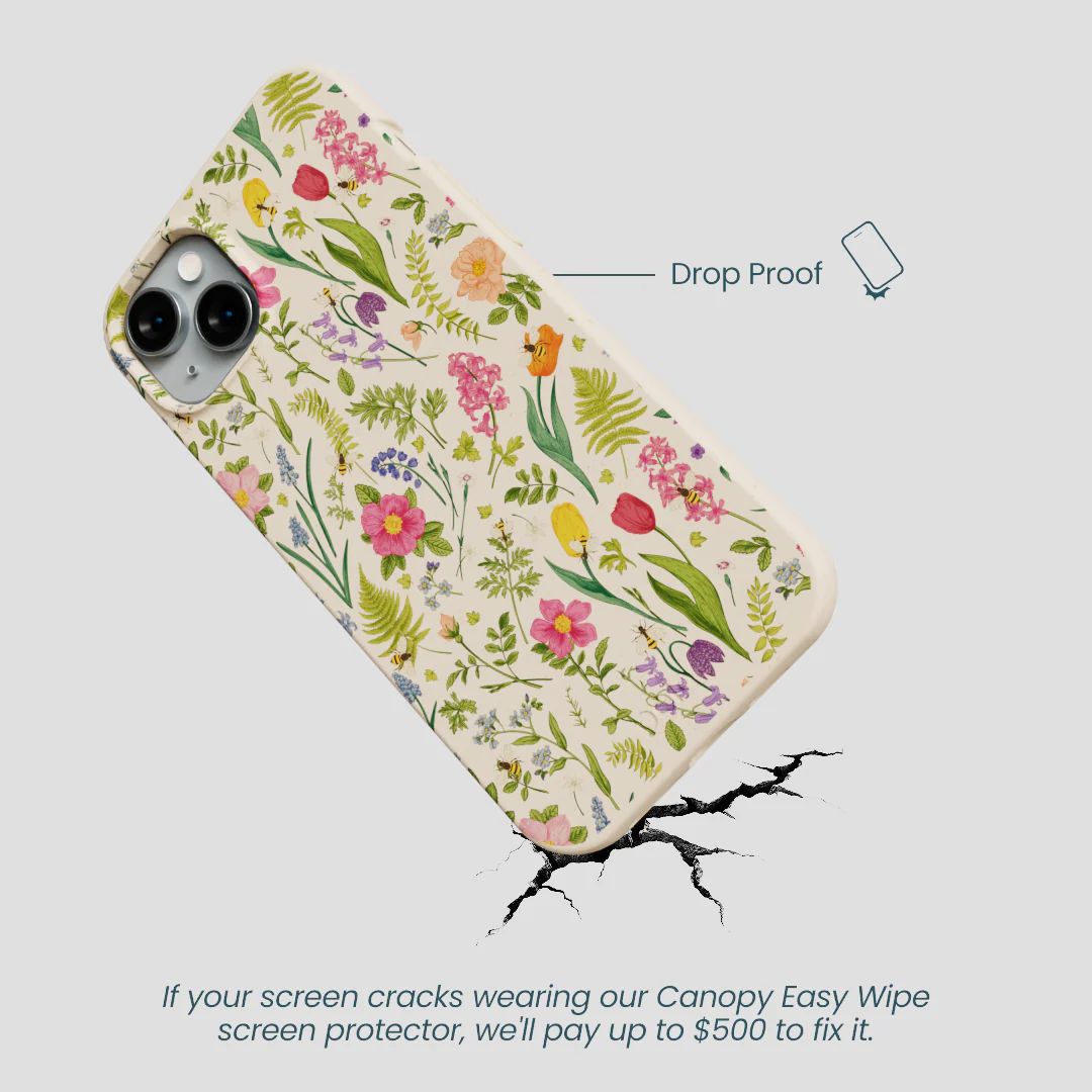 Seashell Bee Meadow iPhone 14 Plus Case - Image 5