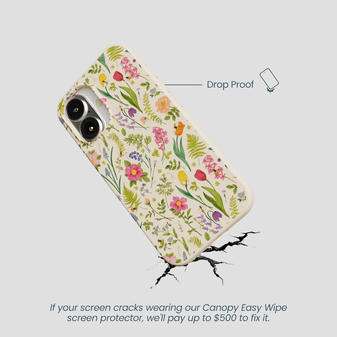 Seashell Bee Meadow iPhone 16 Case - Image 5