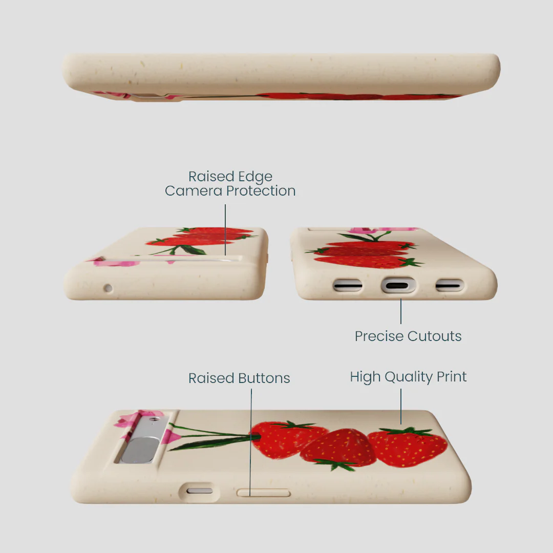 Seashell Berry Bloom Google Pixel 7a Case - Image 3
