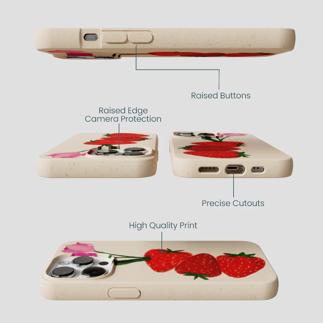 Seashell Berry Bloom iPhone 13 Pro Max Case - Image 3