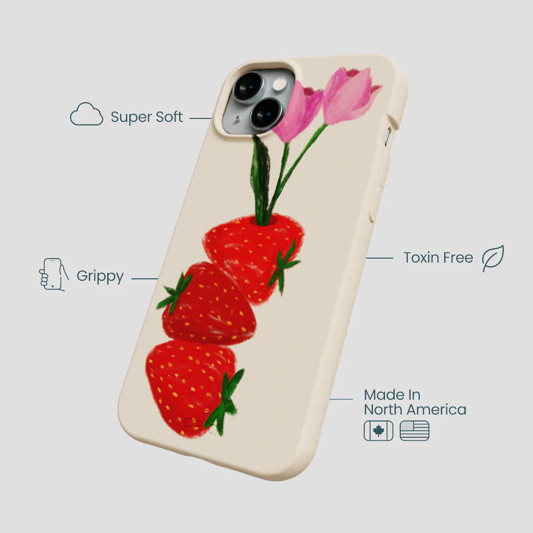 Seashell Berry Bloom iPhone 14 Plus Case - Image 4