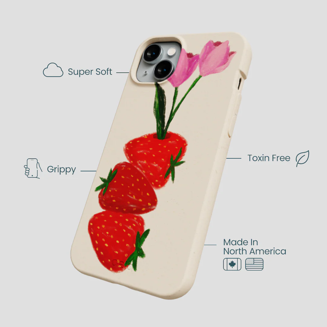 Seashell Berry Bloom iPhone 15 Plus Case - Image 4