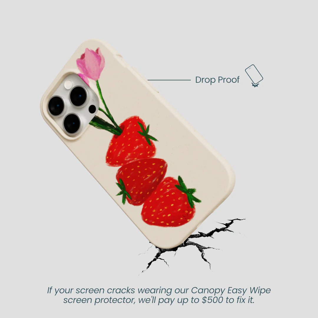 Seashell Berry Bloom iPhone 15 Pro Case - Image 5