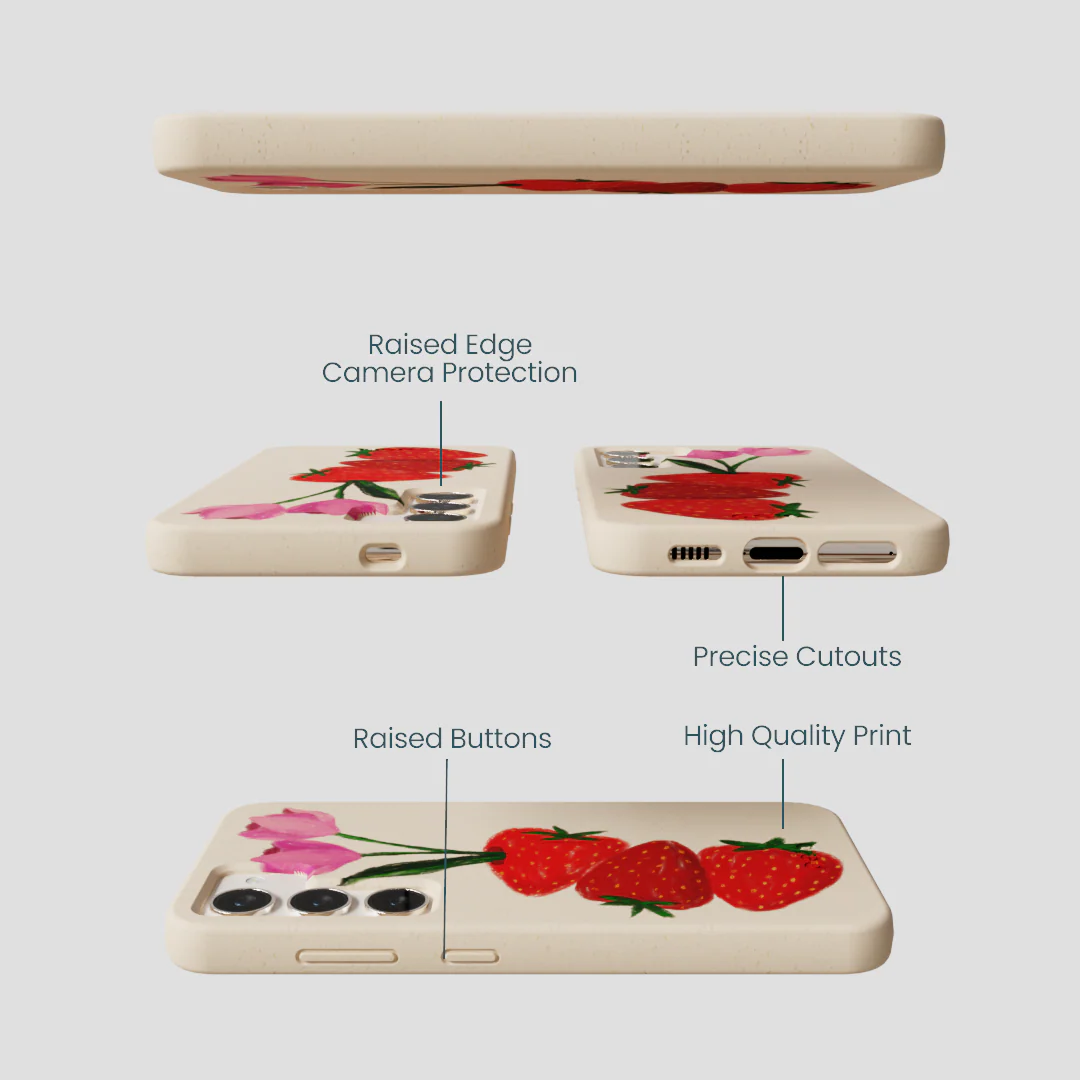 Seashell Berry Bloom Samsung Galaxy S23 Case - Image 3