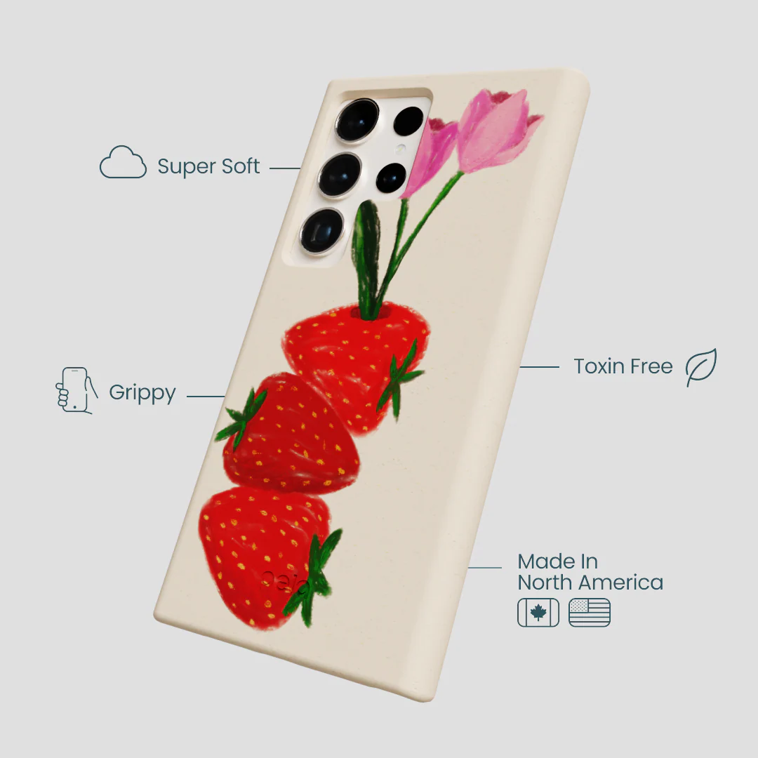 Seashell Berry Bloom Samsung Galaxy S24 Ultra Case - Image 4