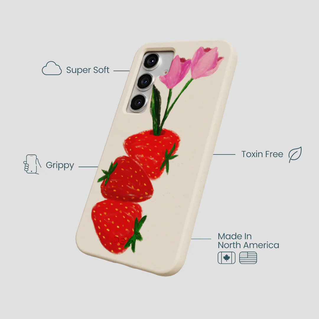 Seashell Berry Bloom Samsung Galaxy S25 Case - Image 4