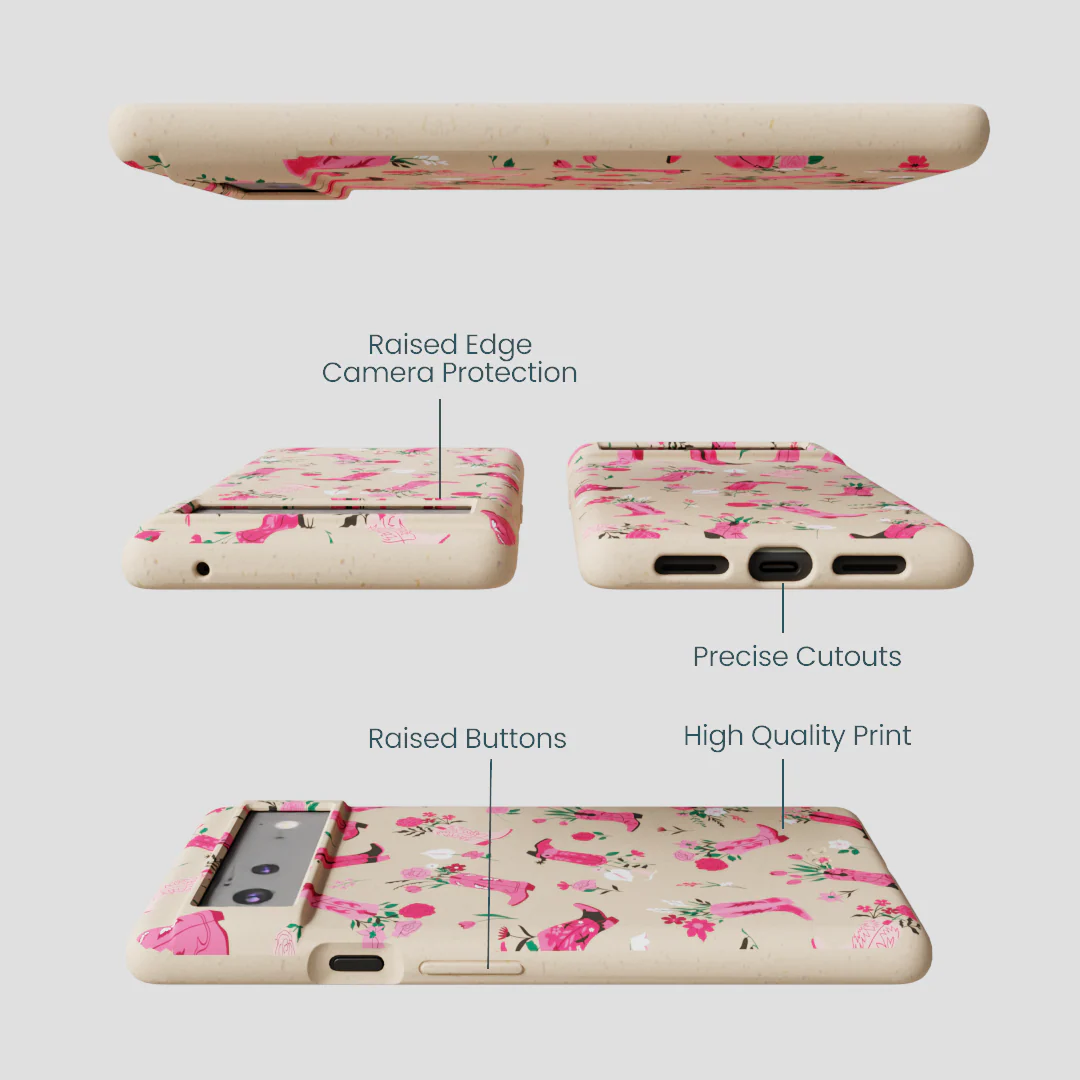 Seashell Boots N Flowers Google Pixel 6 Case - Image 3