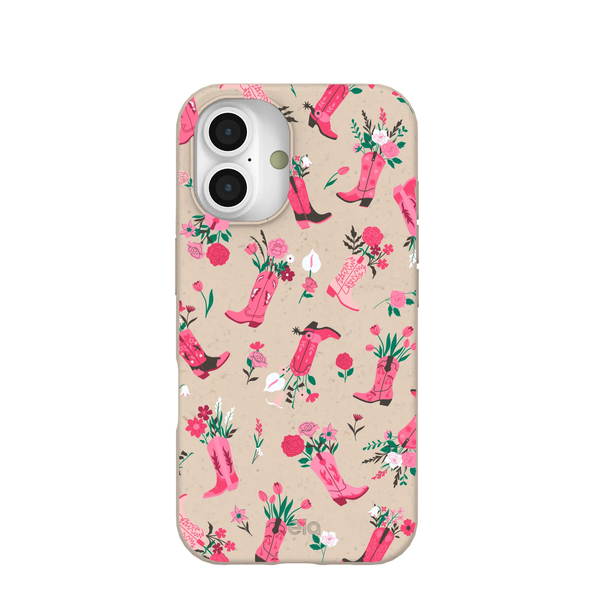 Seashell Boots N Flowers iPhone 16 Case