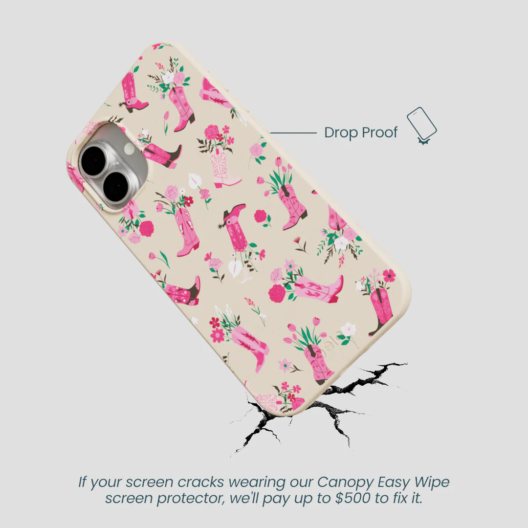 Seashell Boots N Flowers iPhone 16 Plus Case - Image 5