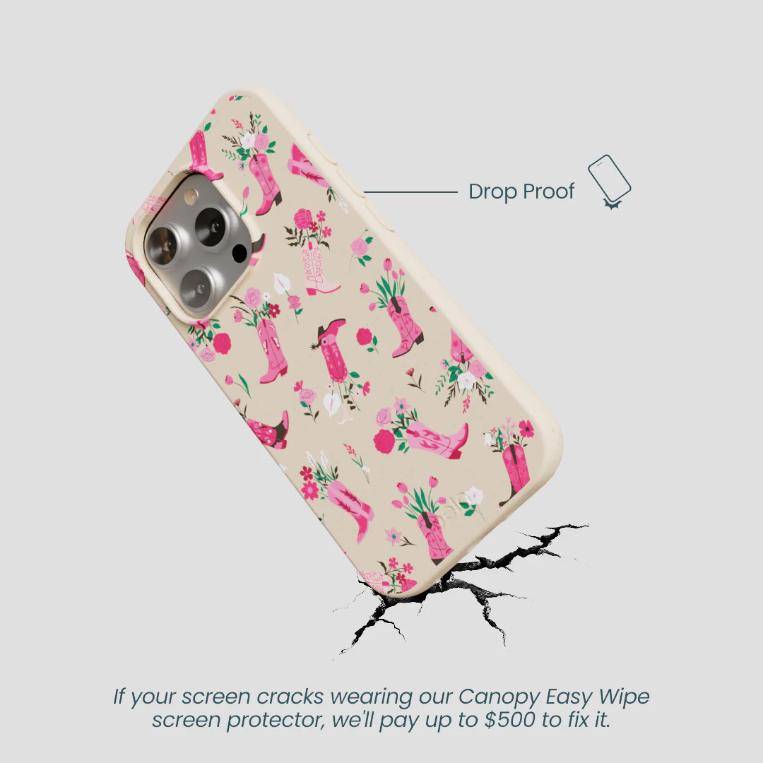 Seashell Boots N Flowers iPhone 16 Pro Case - Image 5