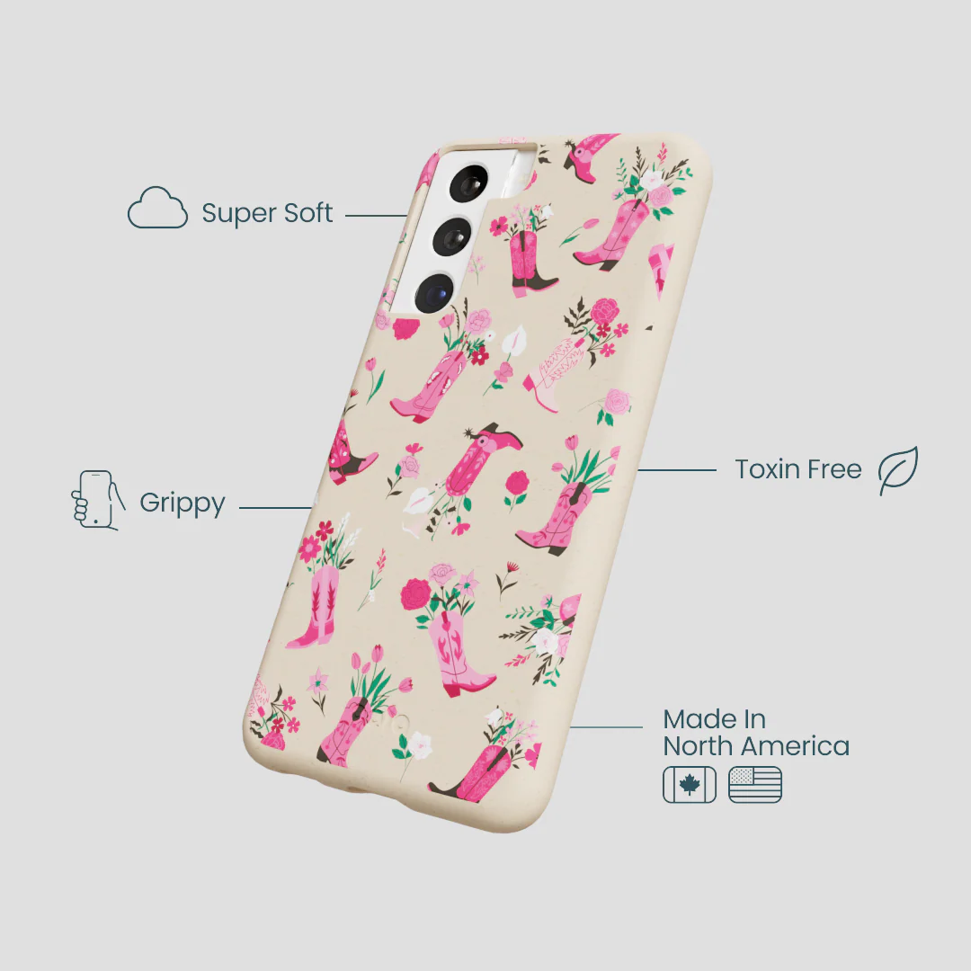 Seashell Boots N Flowers Samsung Galaxy S22 Case - Image 4