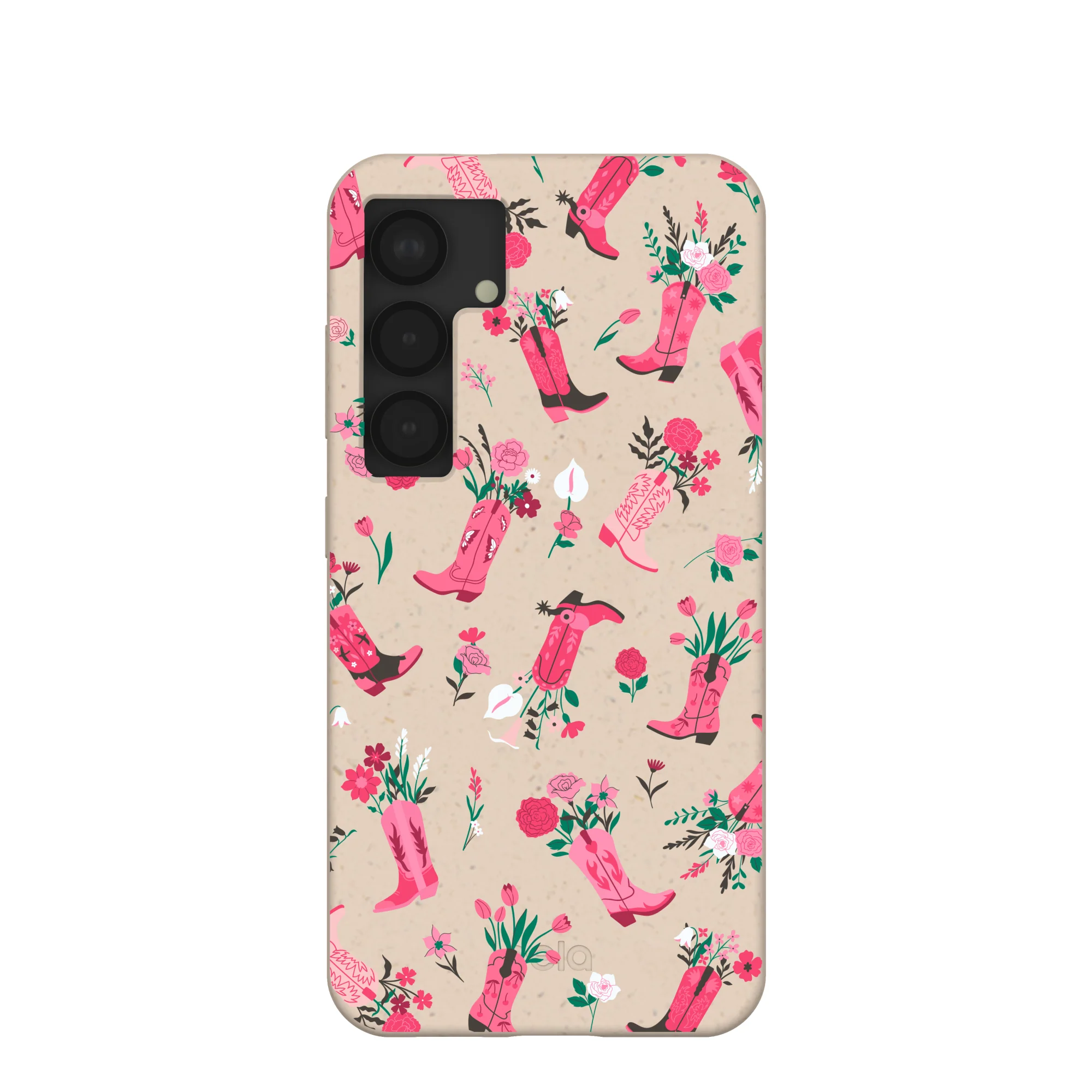 Seashell Boots N Flowers Samsung Galaxy S25 Case