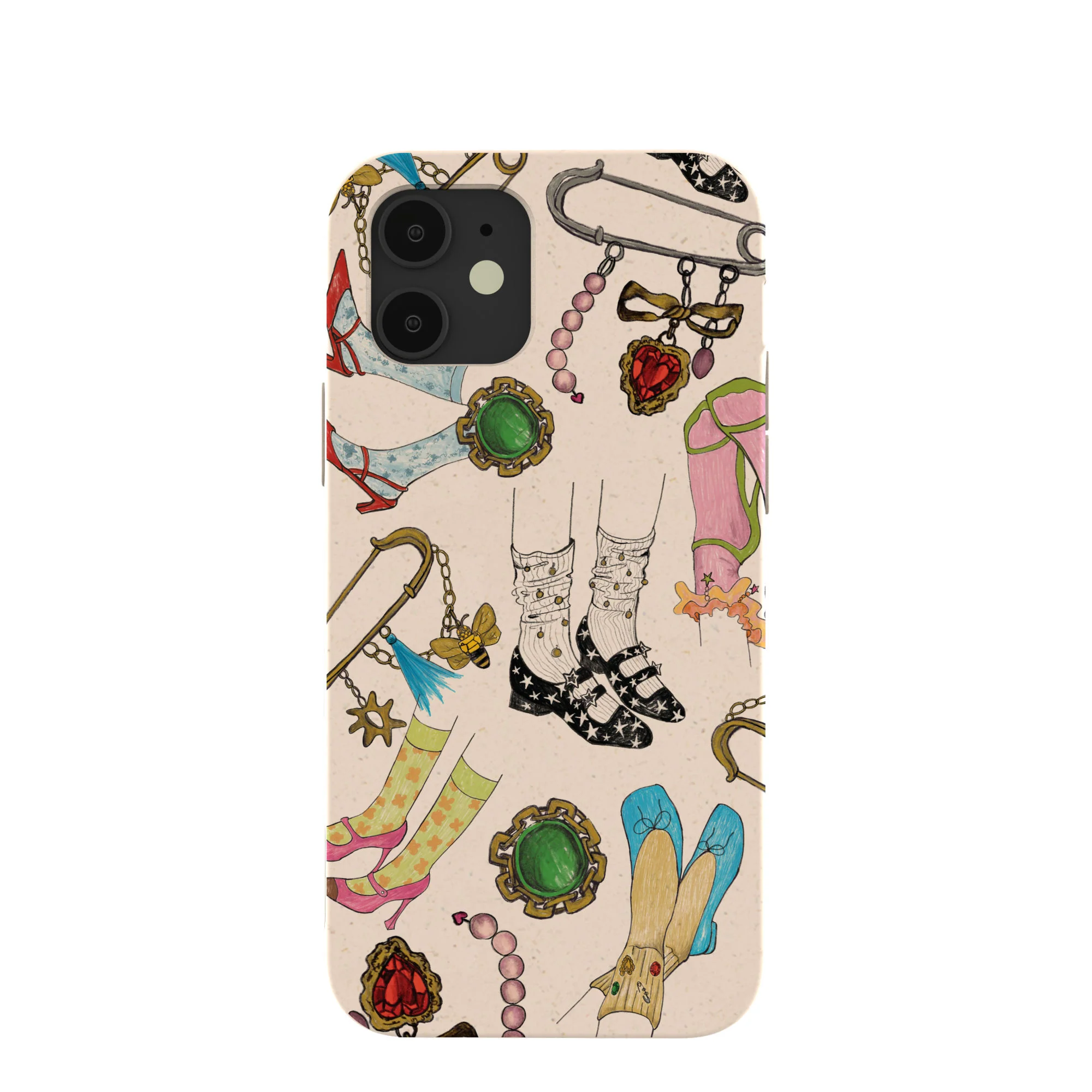 Seashell Brooch Parade iPhone 12/ iPhone 12 Pro Case