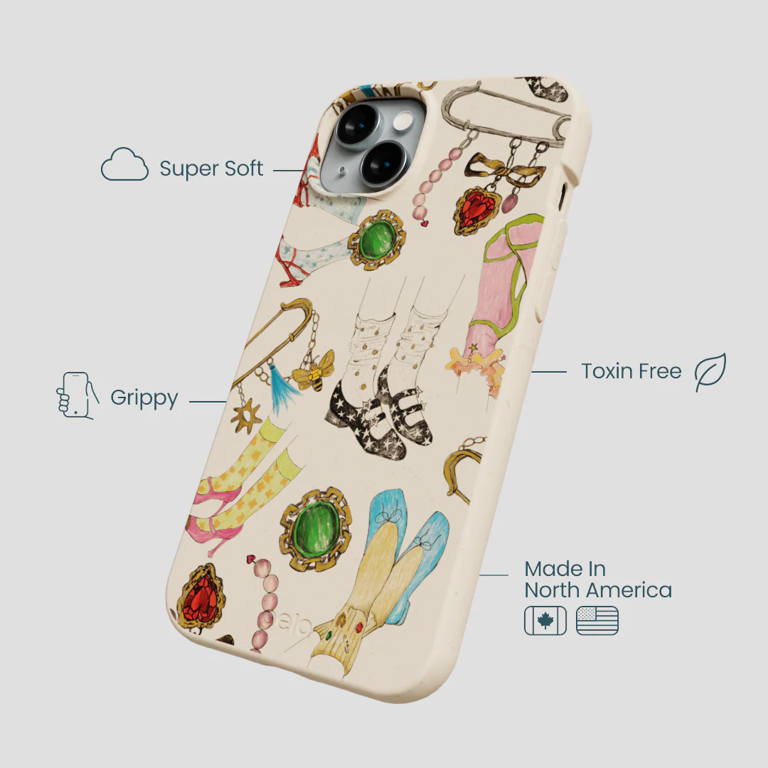 Seashell Brooch Parade iPhone 15 Plus Case - Image 4