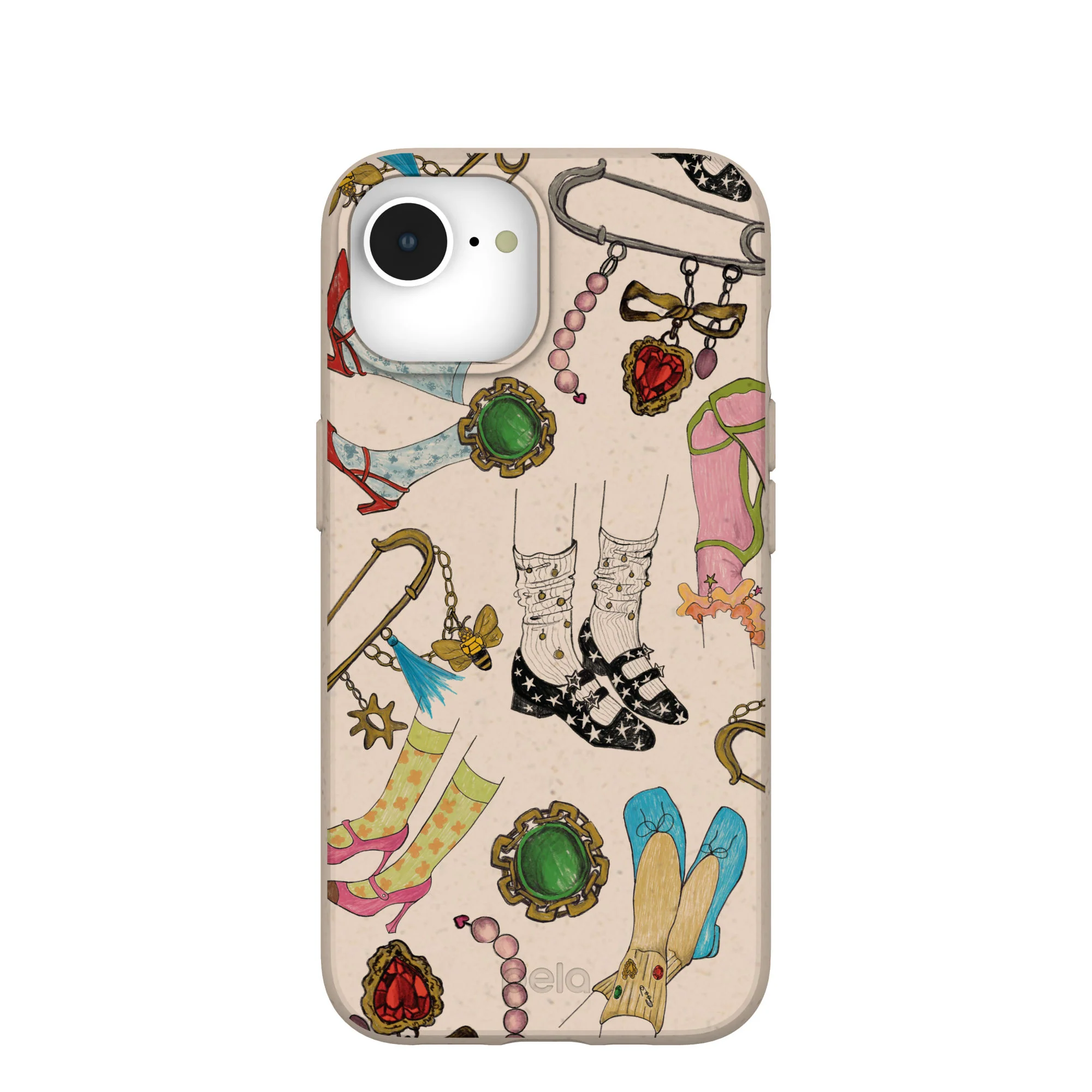 Seashell Brooch Parade iPhone 16e/17e Case
