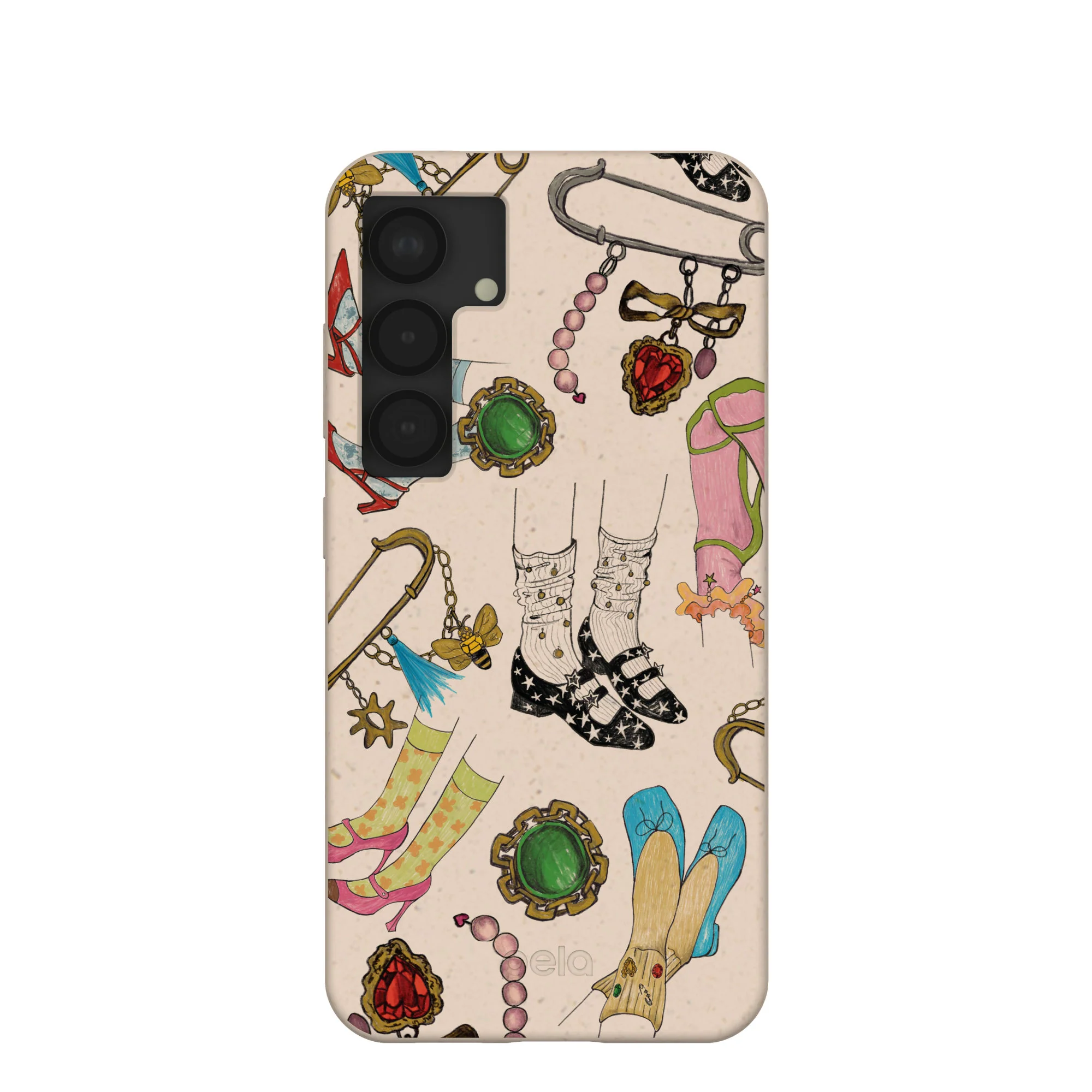 Seashell Brooch Parade Samsung Galaxy S25 Case