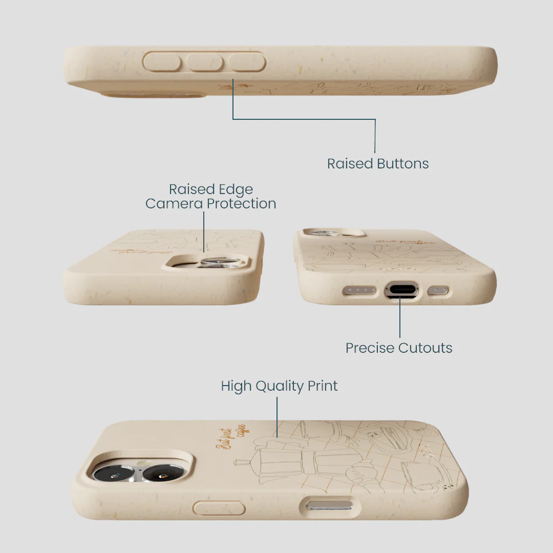 Seashell But First iPhone 16 Case - Image 3