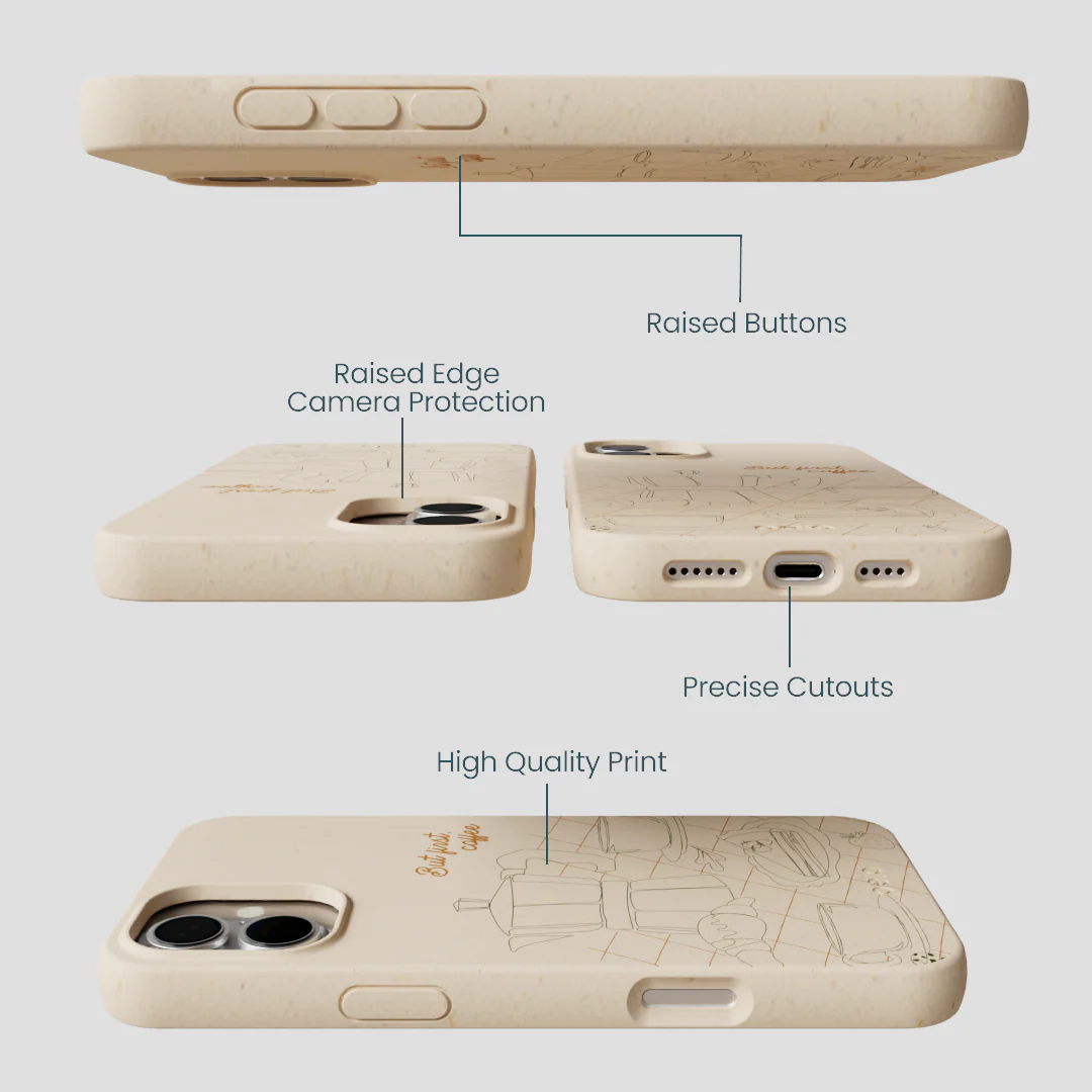 Seashell But First iPhone 16 Plus Case - Image 3
