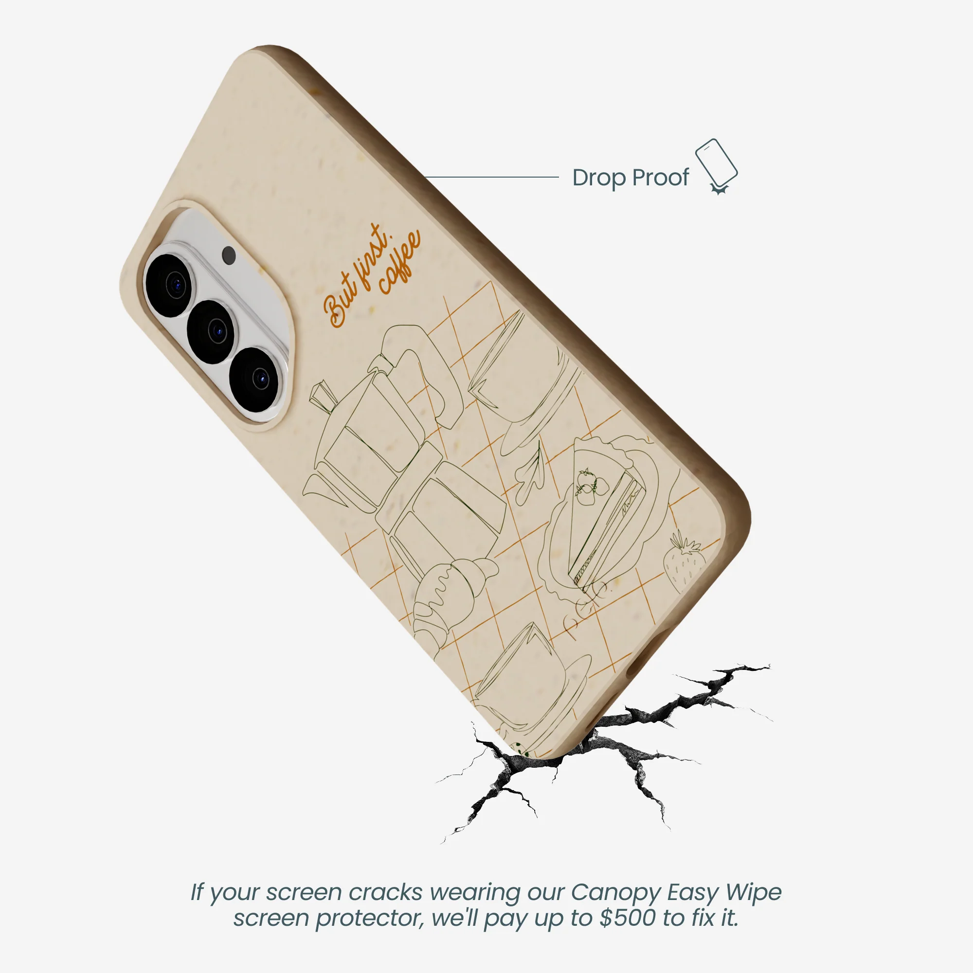 Seashell But First Samsung Galaxy S26 Case - Image 4