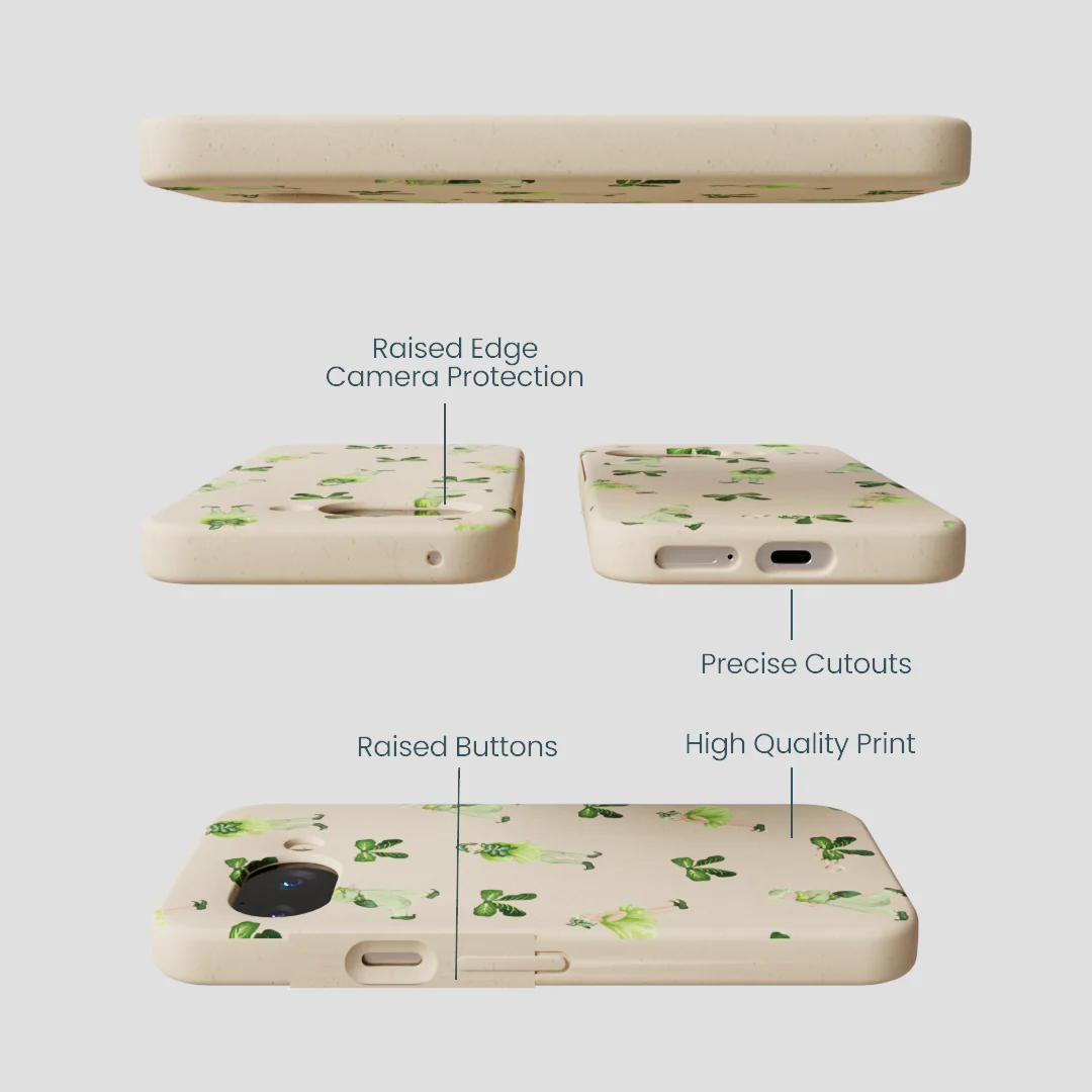 Seashell Cabbage Kids Google Pixel 9a Case - Image 3