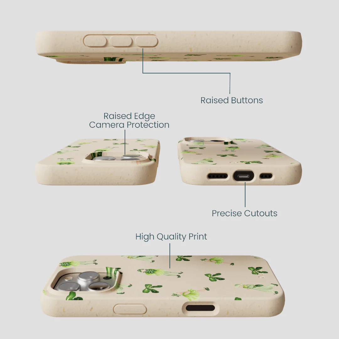 Seashell Cabbage Kids iPhone 16 Pro Case - Image 3