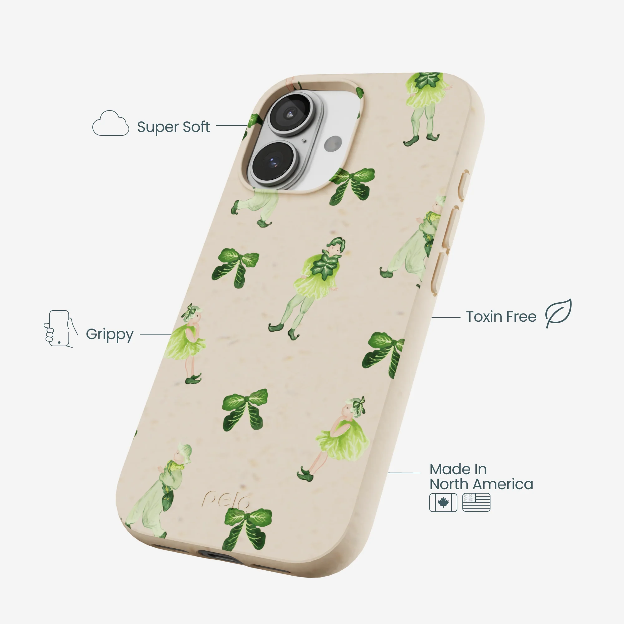 Seashell Cabbage Kids iPhone 17 Case - Image 4