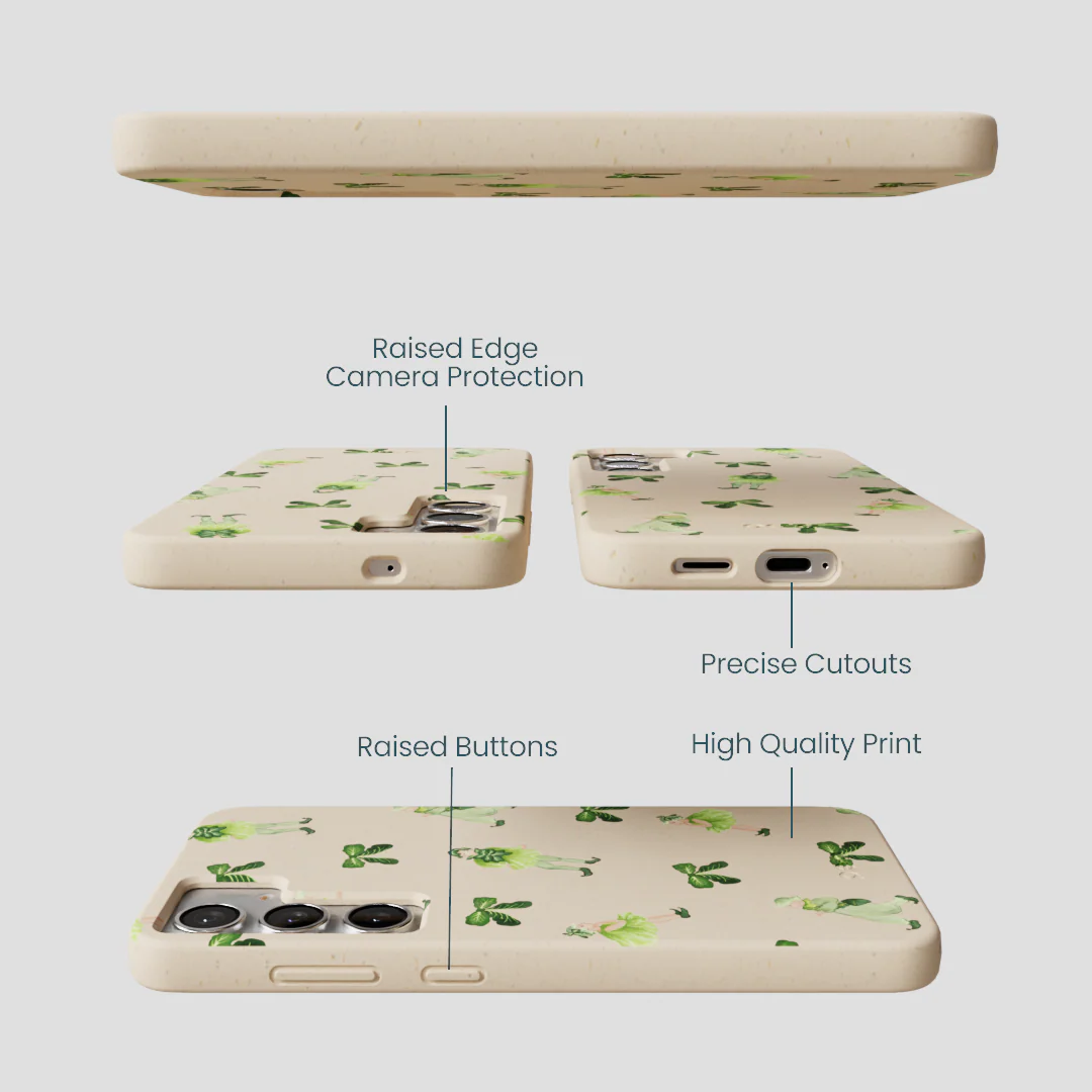 Seashell Cabbage Kids Samsung Galaxy S25+(Plus) Case - Image 3