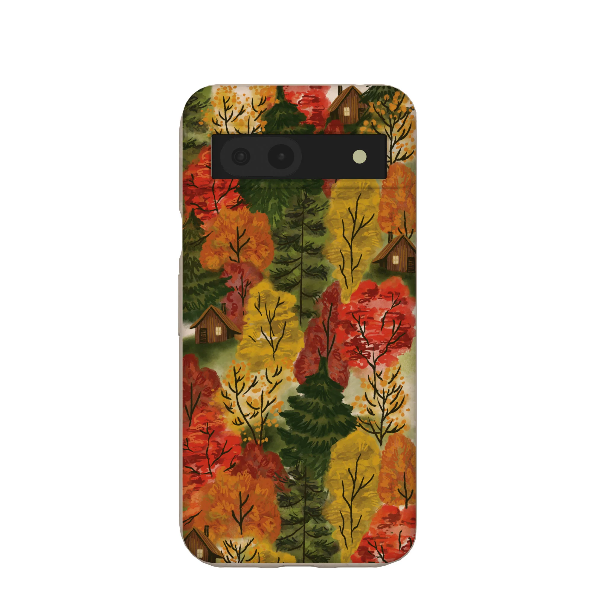 Seashell Cabins in the Woods Google Pixel 8a Case
