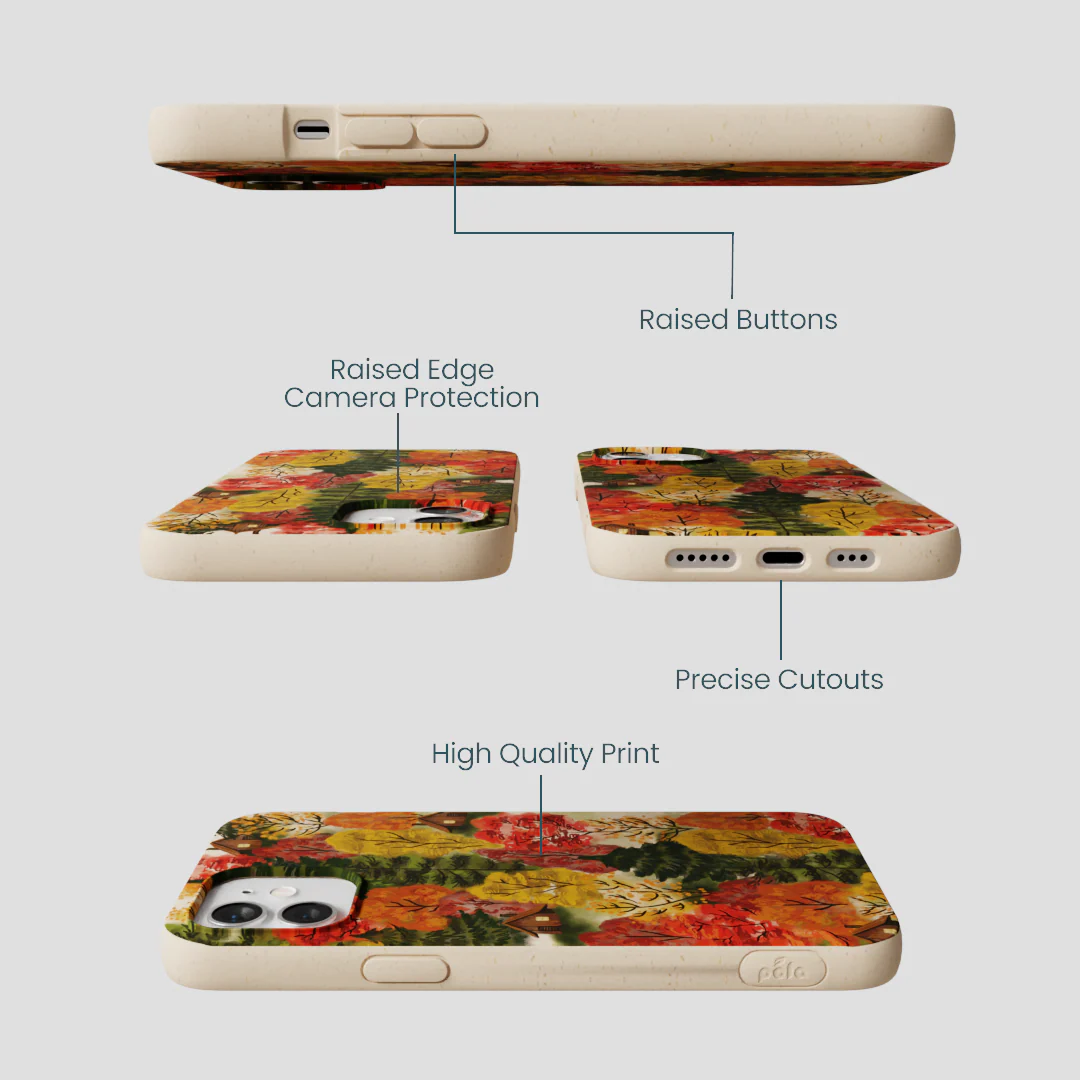 Seashell Cabins in the Woods iPhone 12/ iPhone 12 Pro Case - Image 3