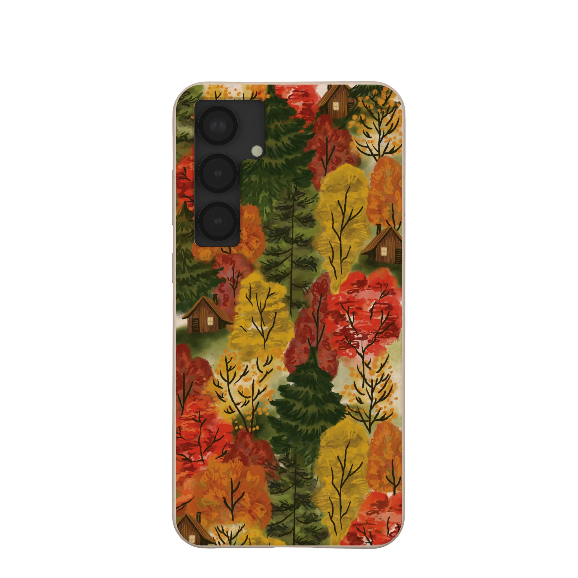 Seashell Cabins in the Woods Samsung Galaxy S25+(Plus) Case