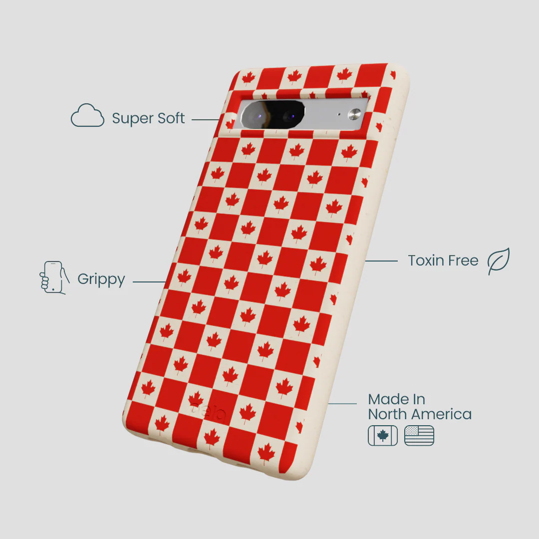 Seashell Canadian Flag Google Pixel 7a Case - Image 4